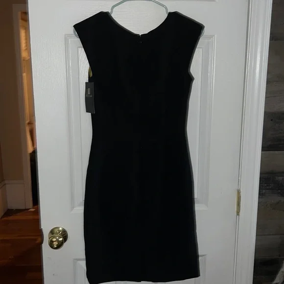 P Passage Little Black Dress With Olive Green Lining Size Large NWT - Picture 6 of 6